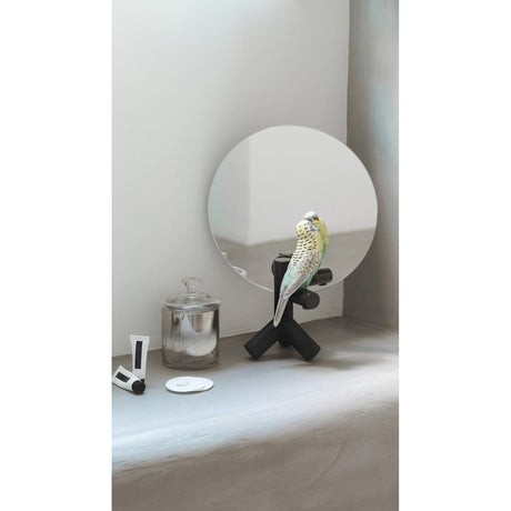 Lladró Specchio Toeletta Parrot Vanity 37x27cm Porcellana