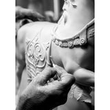 LLADRO' Scultura Cavallo Cortigiano Lustro Oro 42x40cm Porcellana