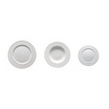 BRANDANI Burlesque Servizio Tavola Piatti Set 18 Pezzi Bianco Porcellana