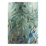 Lladró Vaso Peonie Lustro Oro 42x24cm Porcellana