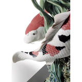 LLADRO' Scultura Carpe Koi Edizione Limitata 46x29cm Porcellana