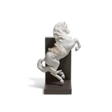 Lladró Figurina Cavallo in Courbette 33x22cm Porcellana