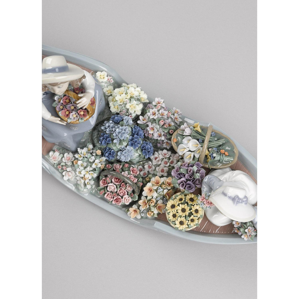 Lladró Scultura Fiori per Sempre 19x45cm Porcellana