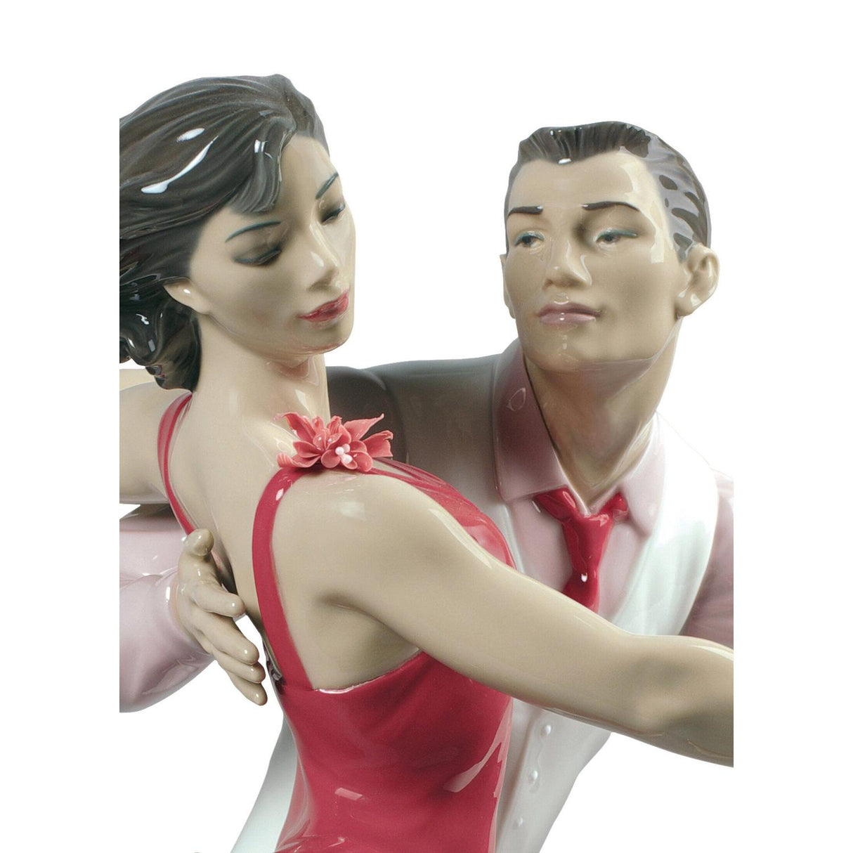 Lladró Figurina Coppia Salsa Edizione Limitata 35x21cm Porcellana