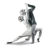 Lladró Figurina Coppia Tango Appassionato Edizione Limitata 37x37cm Porcellana