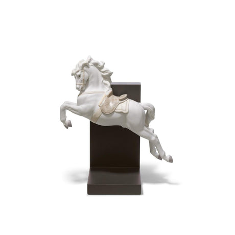 Lladró Figurina Cavallo in Pirouette 34x30cm Porcellana