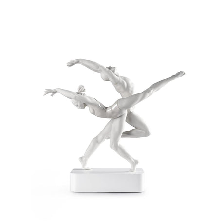 Lladró Figurina Ballerini L'Arte Del Movimento 45x49cm Porcellana
