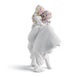 Lladró Scultura Amore II Fiori 27x17cm Porcellana