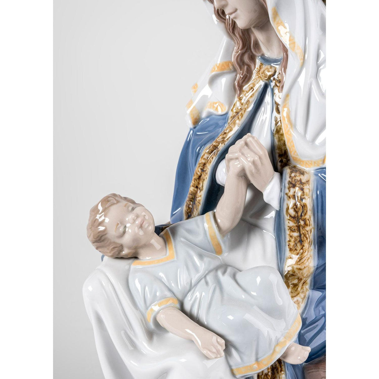 Lladró Figurina la Madonna Della Divina Provvidenza 42x18cm Porcellana