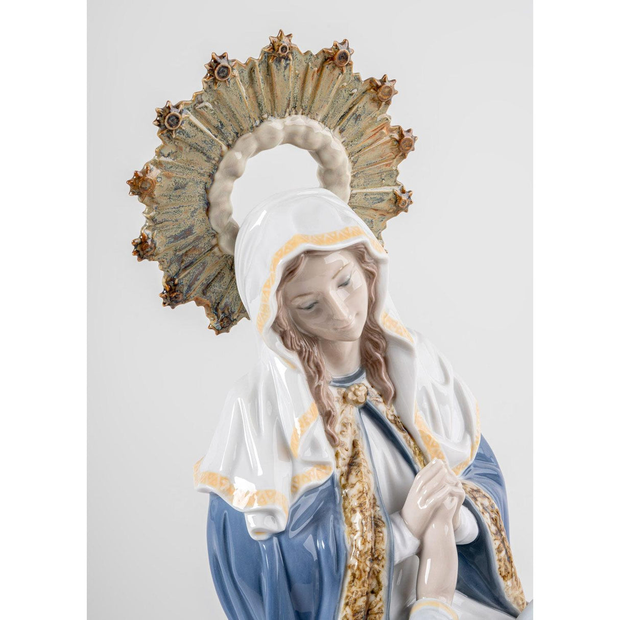 Lladró Figurina la Madonna Della Divina Provvidenza 42x18cm Porcellana