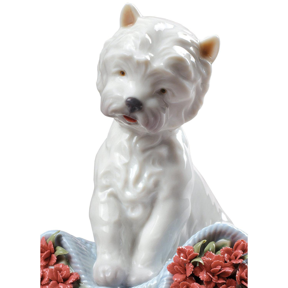 Lladró Figurina Cane Carattere Giocherellone 12x9cm Porcellana