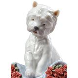 Lladró Figurina Cane Carattere Giocherellone 12x9cm Porcellana