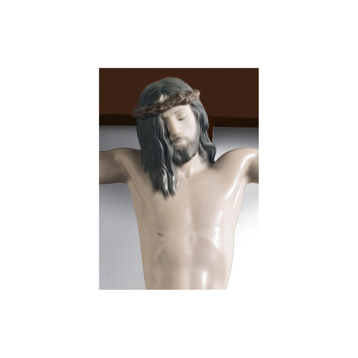 LLADRO' Figurina Il Nostro Salvatore Parete 46x29cm Porcellana