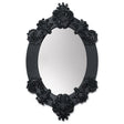 Lladró Specchio da Parete Ovale Nero Edizione Limitata 93x58cm Porcellana
