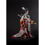 Lladró Scultura Japan Kabuki Serie Limitata 71x47cm Porcellana