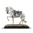 Lladró Scultura Pura Razza Spagnolo Cavallo Edizione Limitata 44x50cm Porcellana