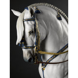 Lladró Scultura Pura Razza Spagnolo Cavallo Edizione Limitata 44x50cm Porcellana