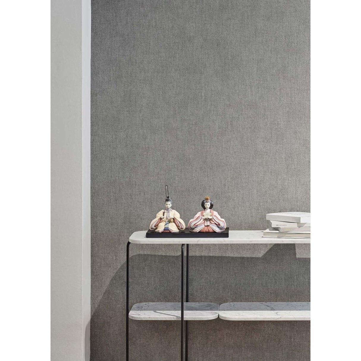 LLADRO' Figurina Hina Dolls Beige e Rosa 26x41cm Porcellana