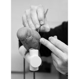 LLADRO' La Lampada da Tavolo The Parrot Party Nero 45x20cm Porcellana