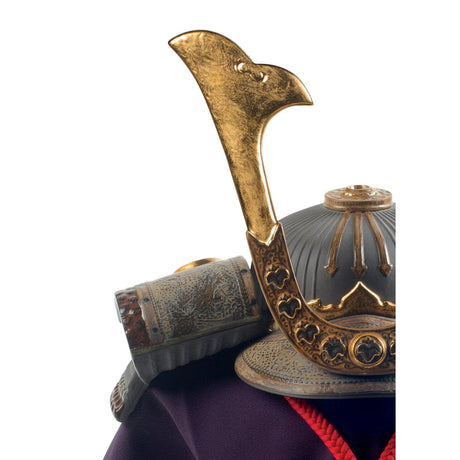 Lladró Figurina Elmetto Samurai Edizione Limitata 35x30cm Porcellana