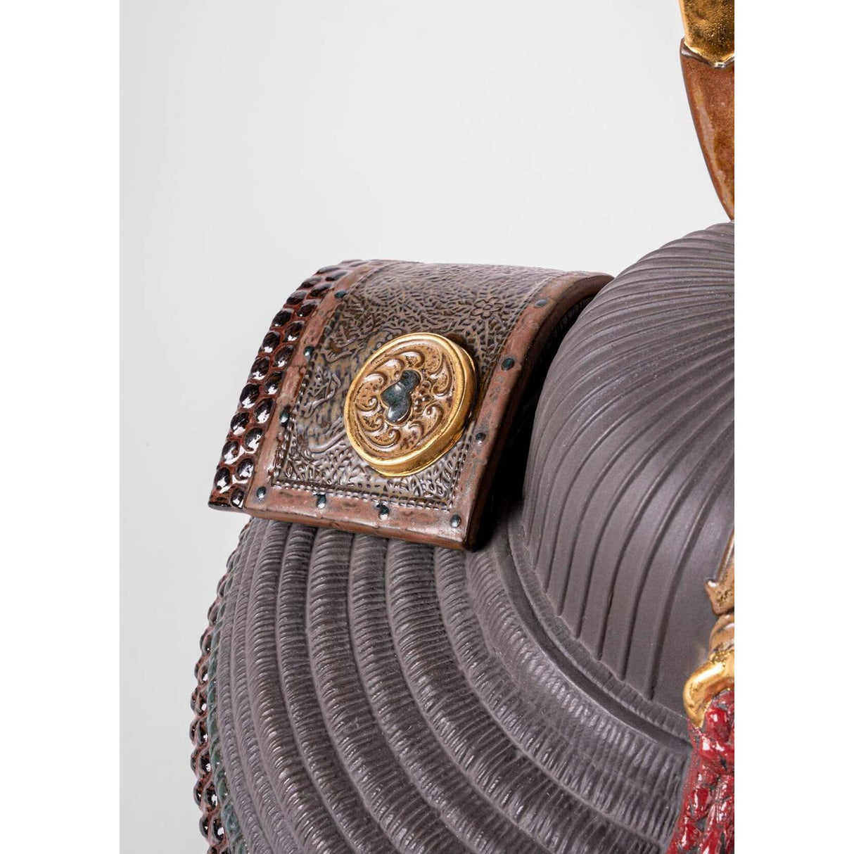 LLADRO' Figurina Elmetto Samurai Edizione Limitata 35x30cm Porcellana