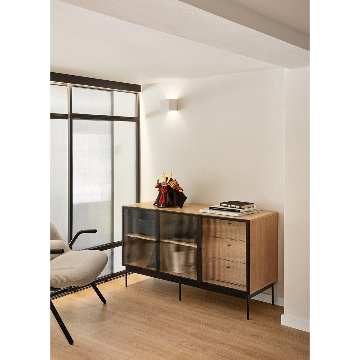 LLADRO' Figurina Elmetto Samurai Tigre e Dragone 35x20cm Porcellana