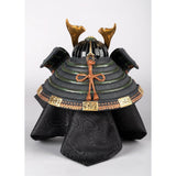 Lladró Figura Elmetto Samurai Arancione 35x35cm Porcellana