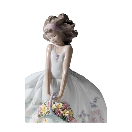 Lladró Figurina Fiori Silvestri 26x21cm Porcellana