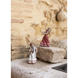 LLADRO' Figurina Ballerina Rosso 19x10cm Porcellana