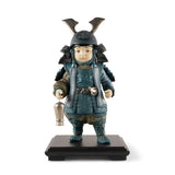Lladró Scultura Bambino Samurai Serie Limitata 36x21cm Porcellana