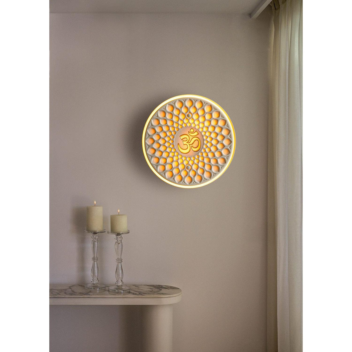 LLADRO' Applique Muro Om 40x40cm Porcellana