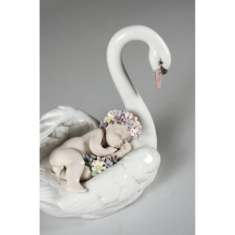 Lladró Figurina Cigno Sogno Fantastico 16x19cm Porcellana