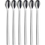 WMF Nuova Set 6 Pezzi Cucchiai Cucchiaini Long Drink Acciaio Inox