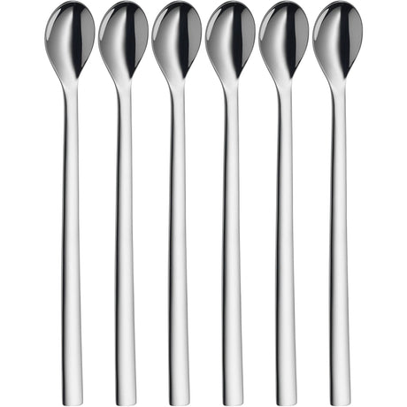 WMF Nuova Set 6 Pezzi Cucchiai Cucchiaini Long Drink Acciaio Inox