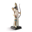 Lladró Scultura Arciere Assiro Serie Limitata 96x31cm Porcellana