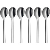 WFM Nuova Set 6 Pezzi Cucchiaini Caffè Espresso 11cm Acciaio Inox