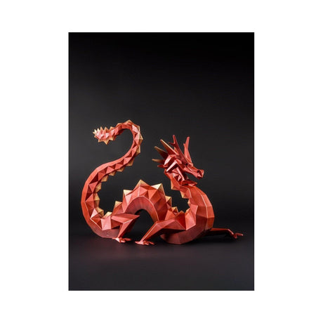 Lladró Scultura Drago Serie Limitata 36x49cm Porcellana
