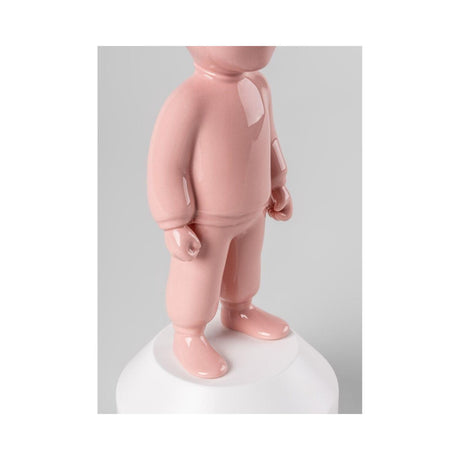 Lladró Scultura The Pink Guest Modello Piccolo 30x11cm Porcellana