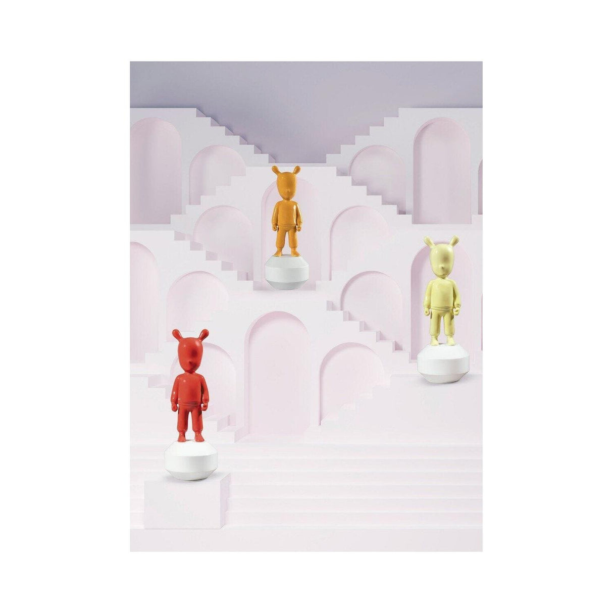 Lladró Figurina The Yellow Guest Modello Piccolo 30x11cm Porcellana