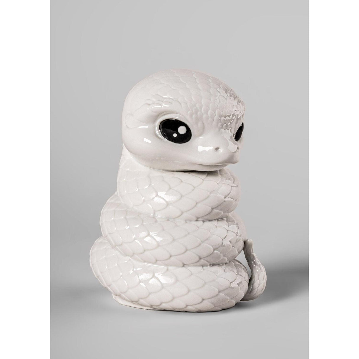LLADRO' Figurina Baby Snake 16x12cm Porcellana