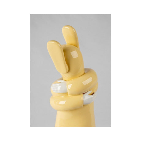 Lladró Scultura Embraced Yellow 57x25cm Porcellana