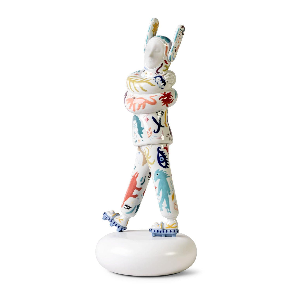 Lladró Scultura Embraced Serie Limitata 57x25cm Porcellana