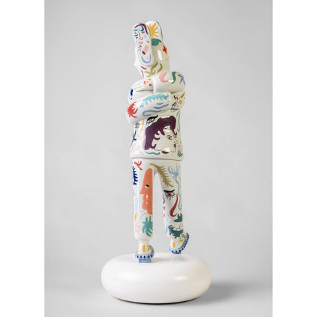 Lladró Scultura Embraced Serie Limitata 57x25cm Porcellana