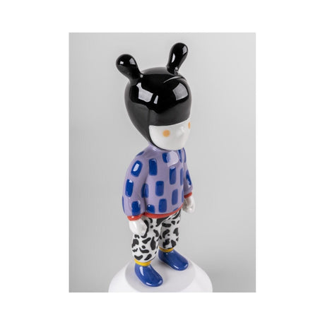 Lladró Scultura The Guest By Camille Walala Little Serie Numerate 30x11cm Porcellana