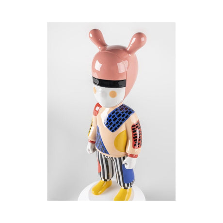 Lladró Scultura The Guest By Camille Walala Big Serie Limitata 52x19cm Porcellana