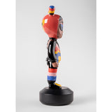 LLADRO' Scultura The Guest By Jade Purple Brown Big Serie Limitata 52x19cm Porcellana