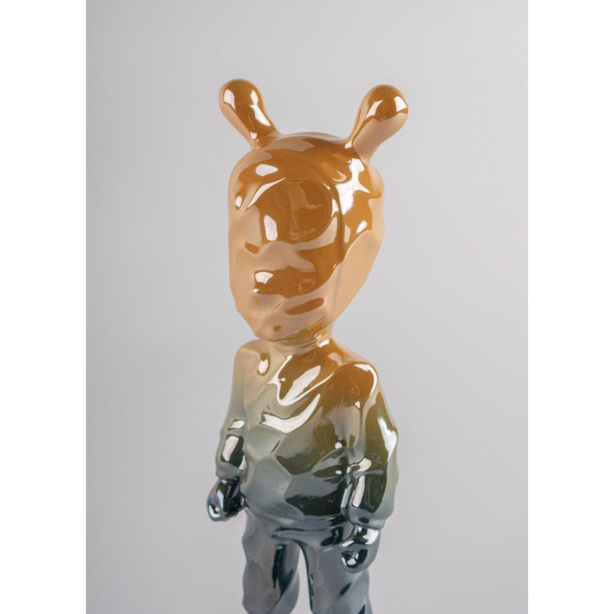 LLADRO' Scultura The Guest By Supakitch Modello Piccolo Serie Numerate 30x11cm Porcellana