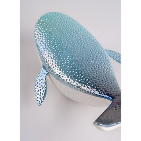 Lladró Figurina Scultura Balena Piccola 11x27cm Porcellana