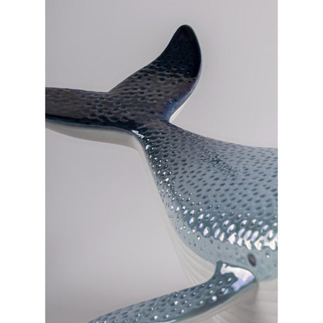Lladró Figurina Scultura Balena Piccola 11x27cm Porcellana