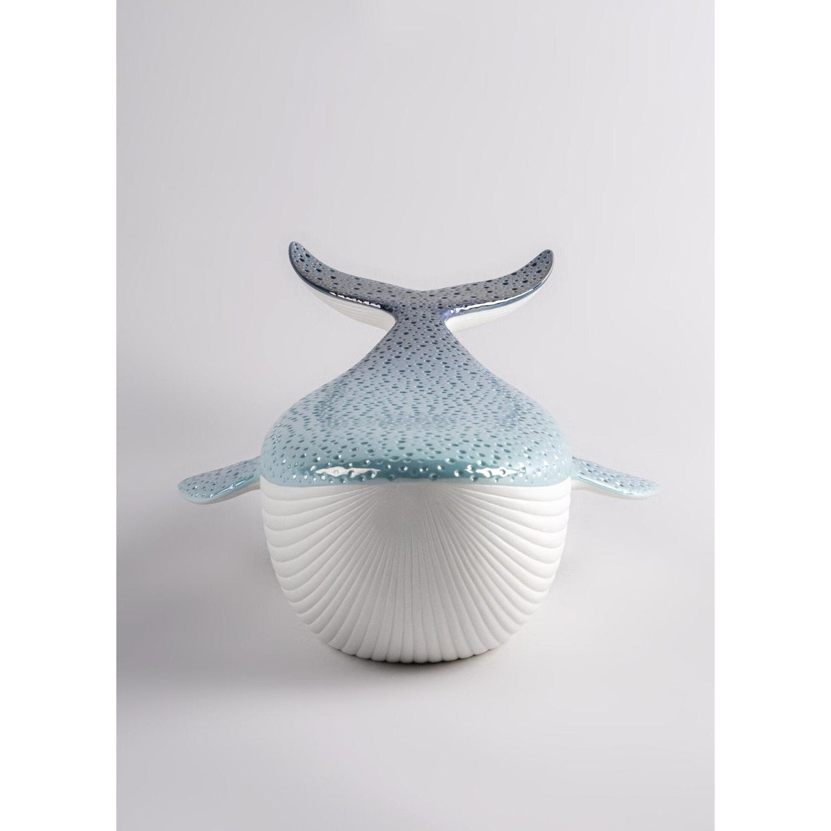 Lladró Figurina Scultura Balena 13x48cm Porcellana